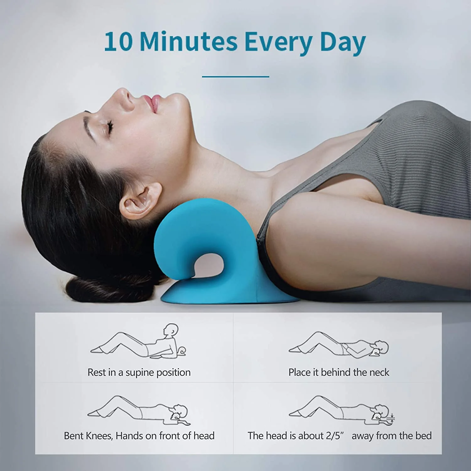 Neck Shoulder Stretcher Relaxer Pillow - Image 5