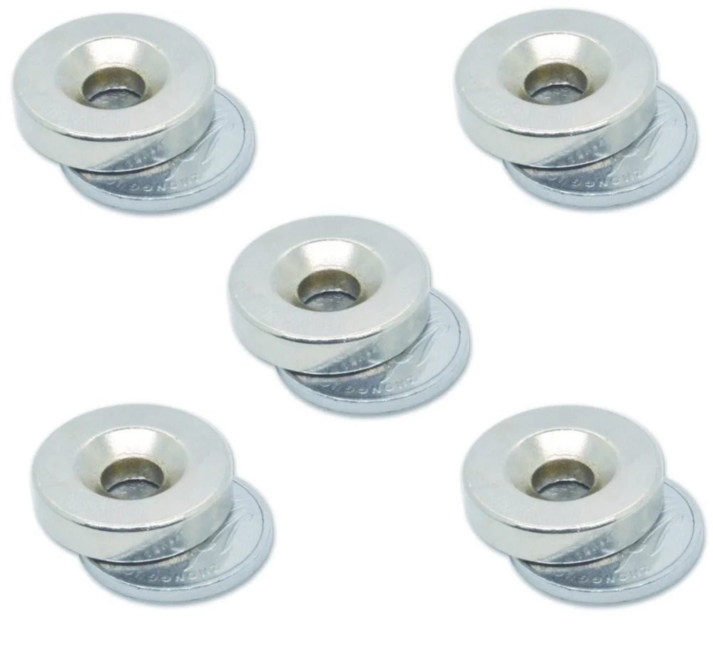 Neodymium Magnets Thickness : 5mm Hole : 5.5 - 6mm - Image 3