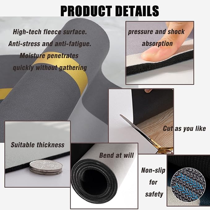 Non-Slip Kitchen Floor Mat (60 x 90cm) - Image 2