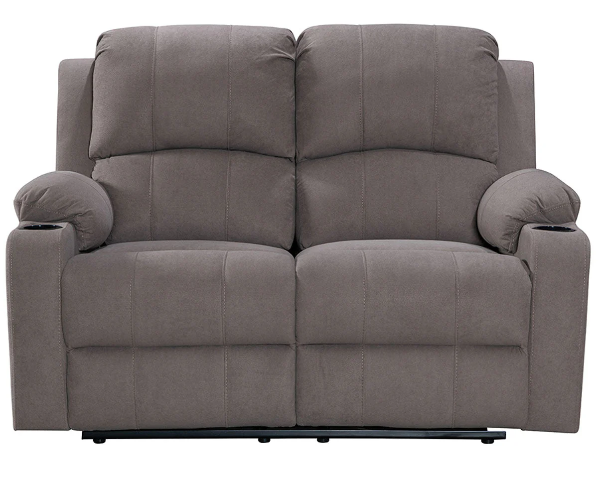 NovaCloud Fabric 2 Seater Recliner Sofa - Image 7
