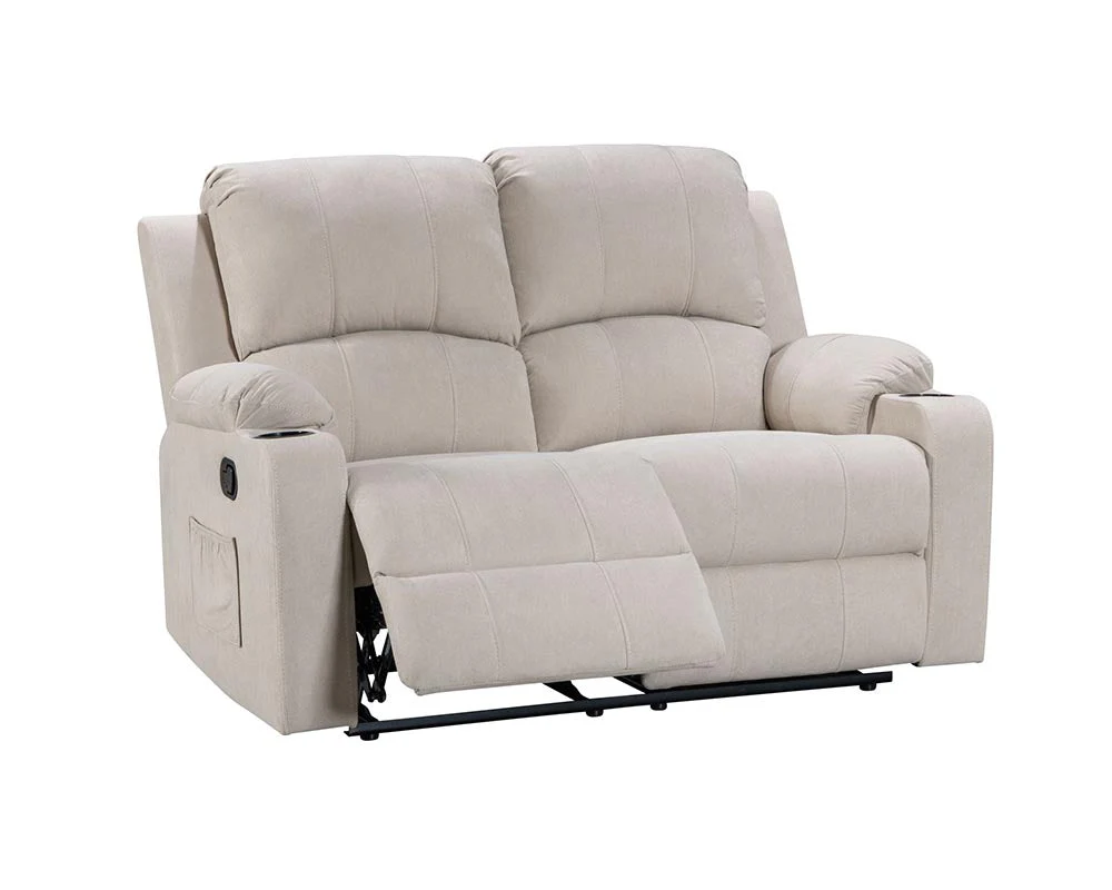 NovaCloud Fabric 2 Seater Recliner Sofa - Image 11