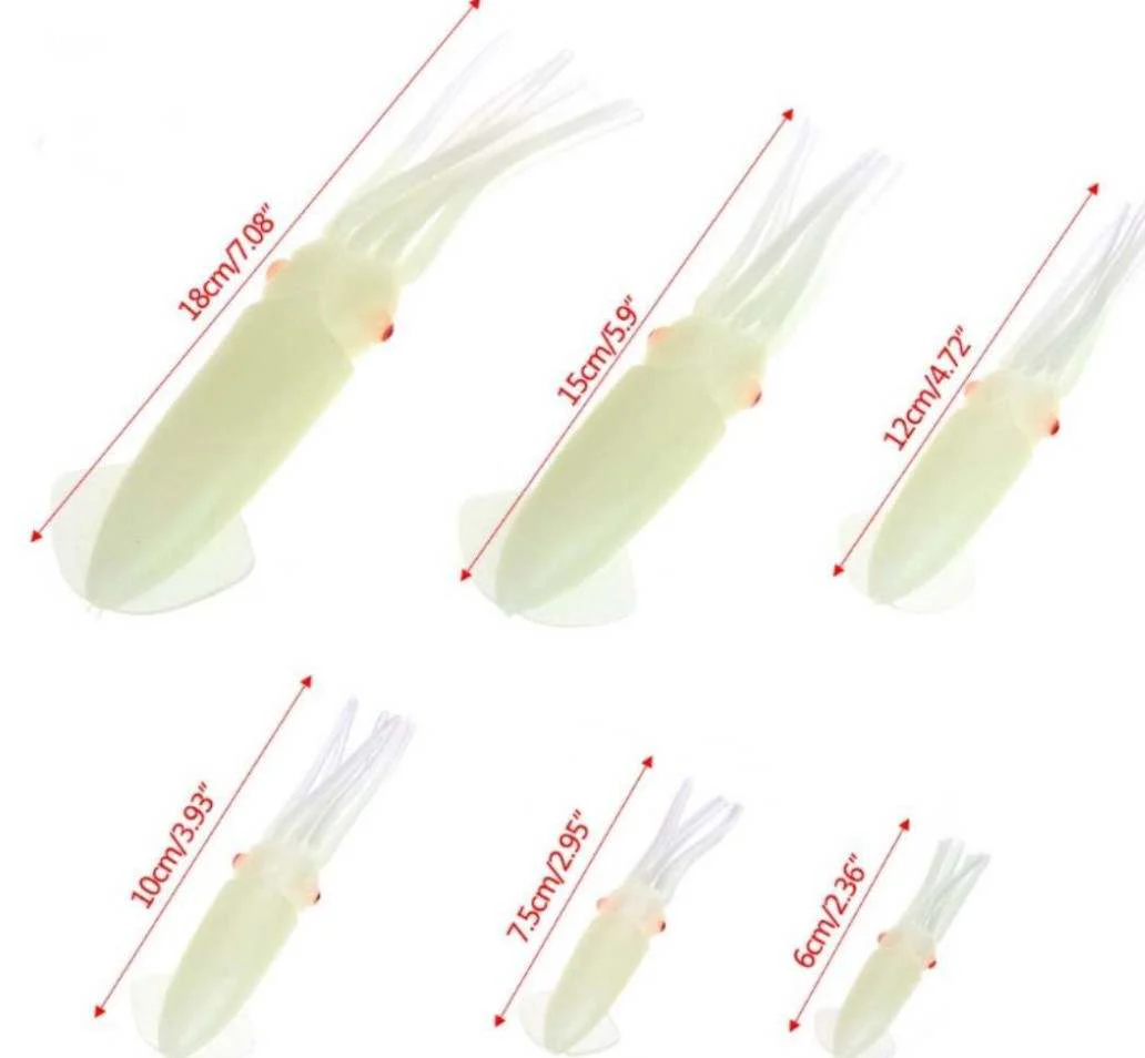 NZDiver Xtra Large 18 cm Lumo Squid Skirts (pack of 2) - Image 2