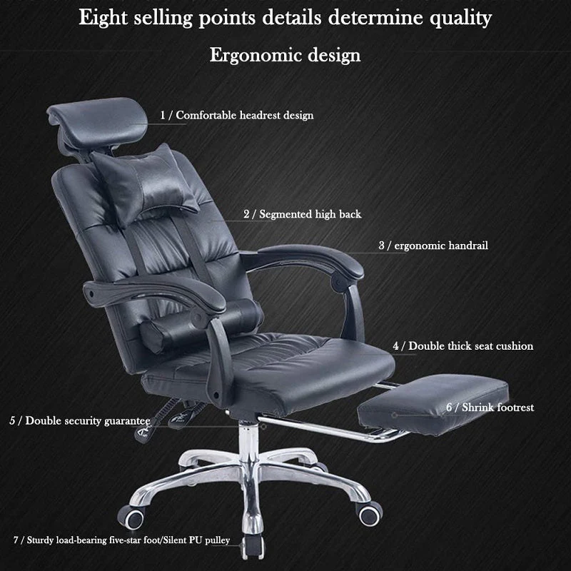 Office Chair with Footrest Computer Chair - Image 10