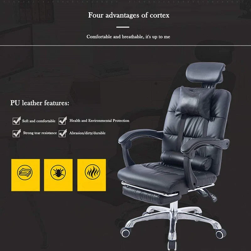 Office Chair with Footrest Computer Chair - Image 6
