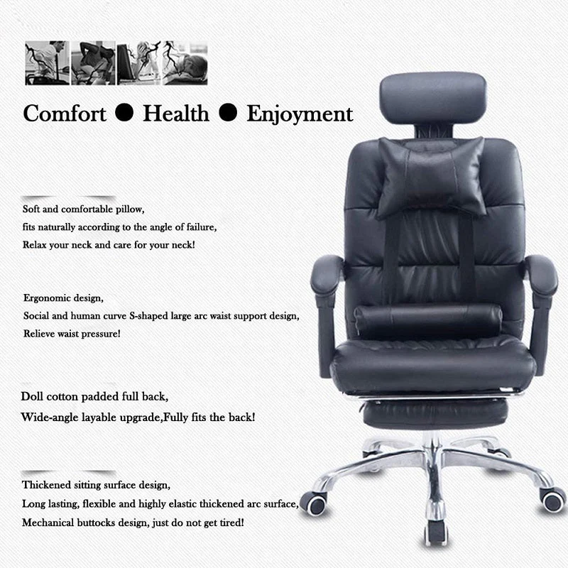 Office Chair with Footrest Computer Chair - Image 8