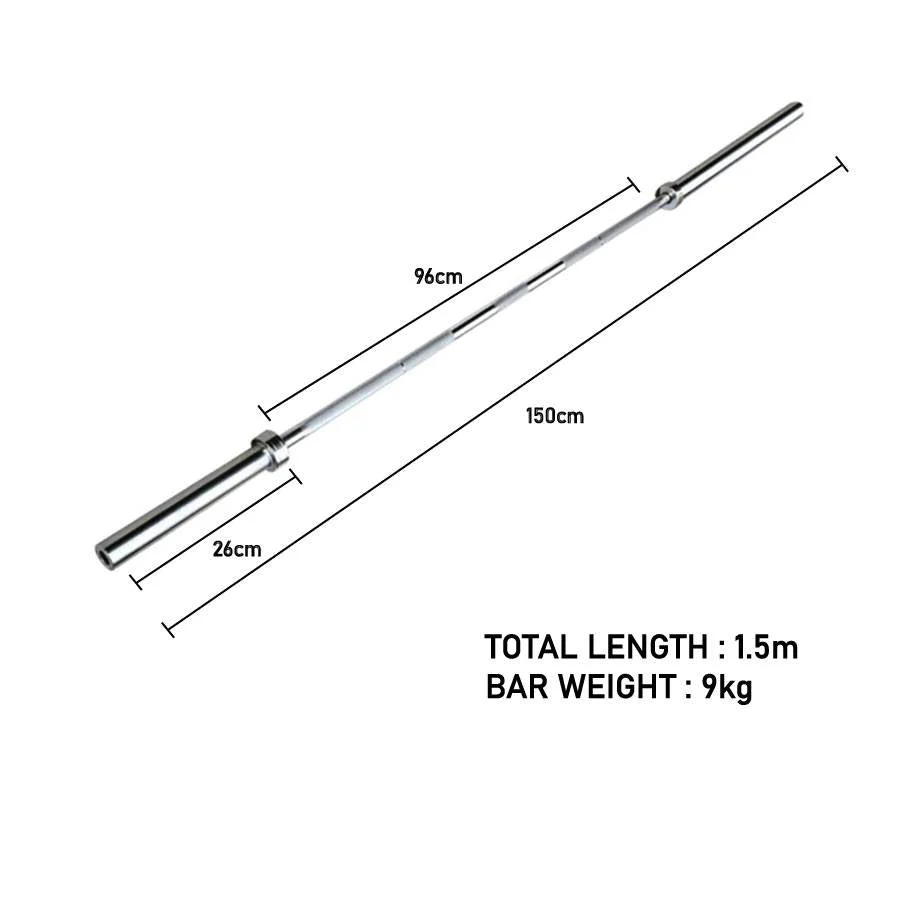 Olympic Bar 1.5M 5 Ft Olympic Training Bar - Image 7