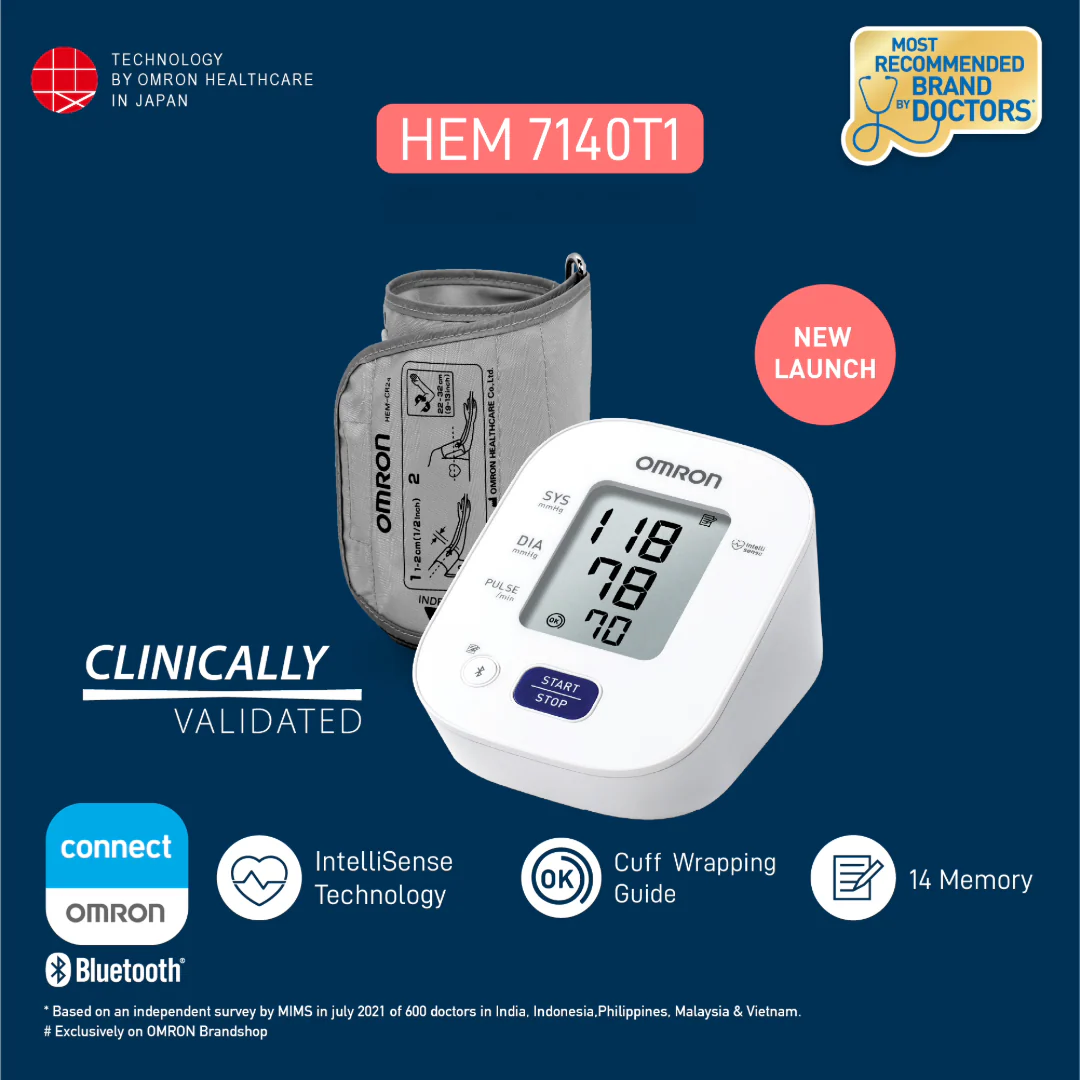 Omron Bluetooth Blood Pressure Monitor - Image 3
