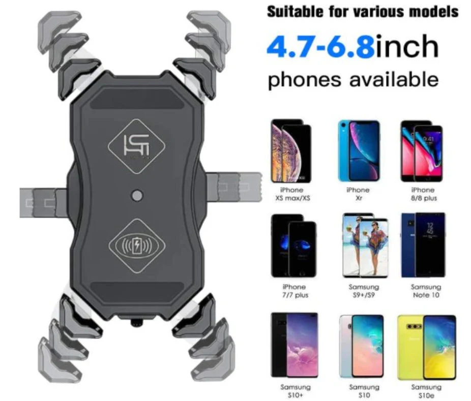 One Touch Bike Phone Mount Phone Holder for Bike Motorcycle 4.7"-6.8" - Image 6