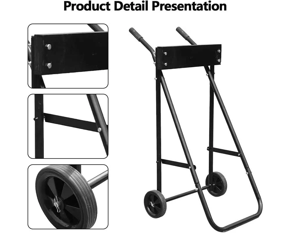 OUTBOARD ENGINE MOTOR STAND TROLLEY - Image 4