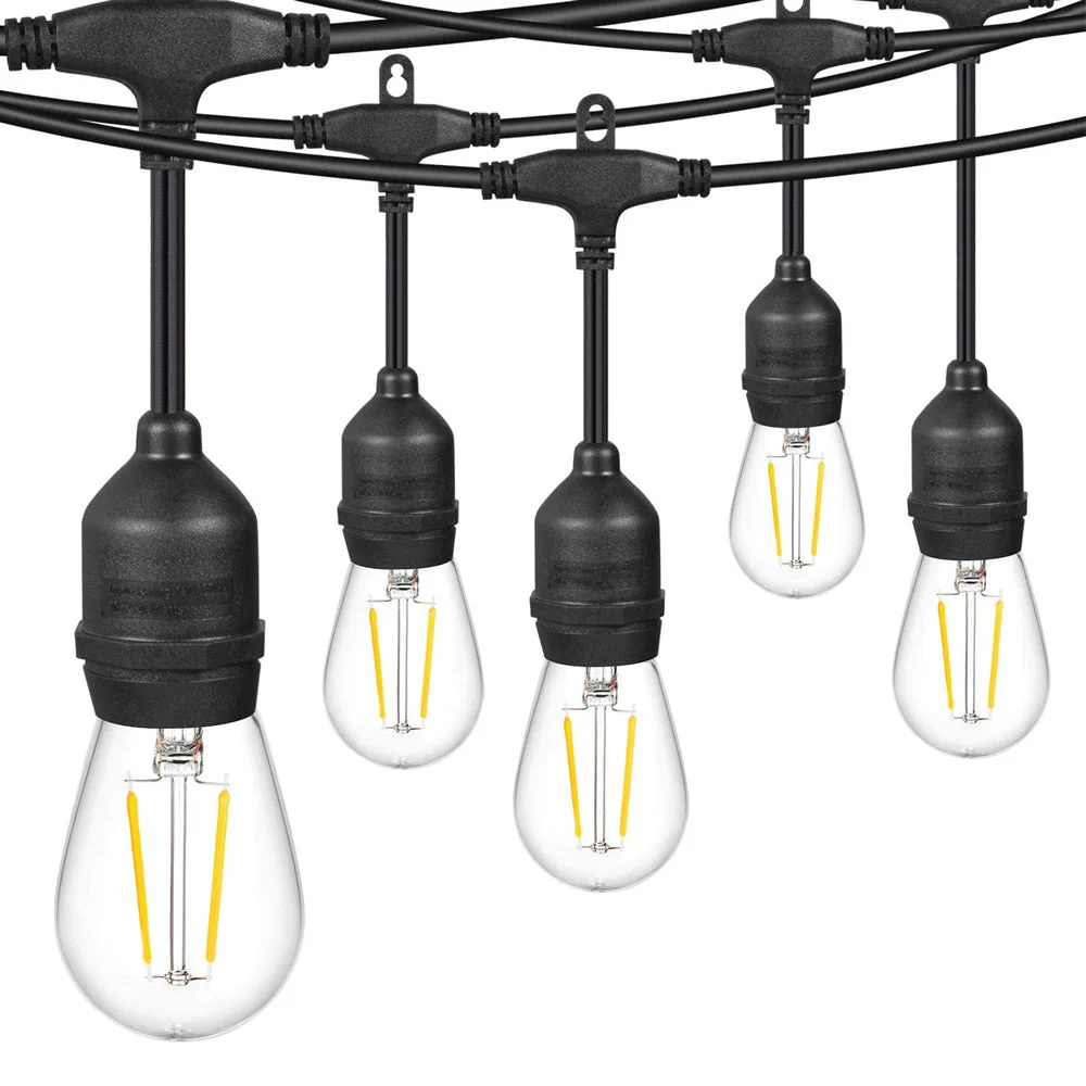 Outdoor Festoon Light String Lights 10M 10 LED Bulbs - Image 4