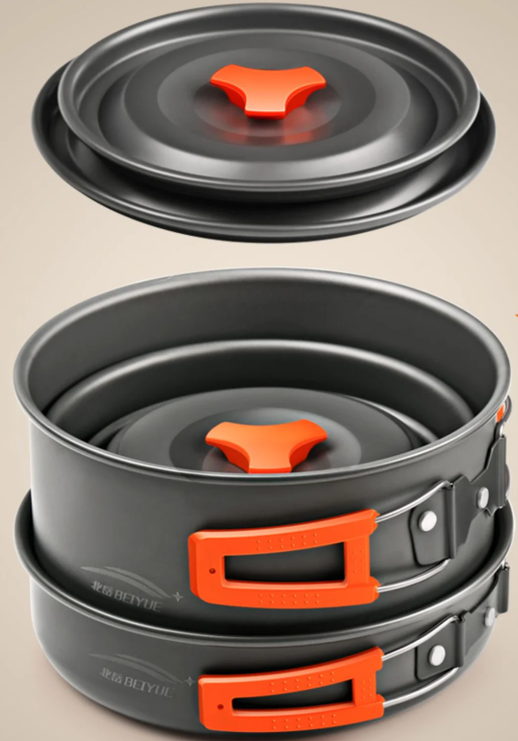 Outdoor Large Cookware Set – Camping Cookware Ideal for 4–5 People - Image 2