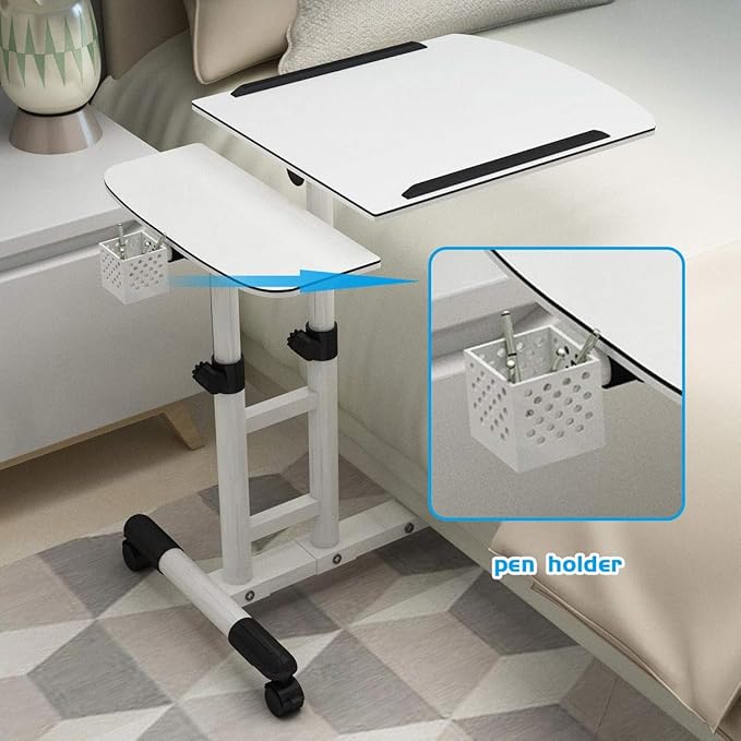 Overbed Laptop Table Desk Stand Adjustable - Image 7