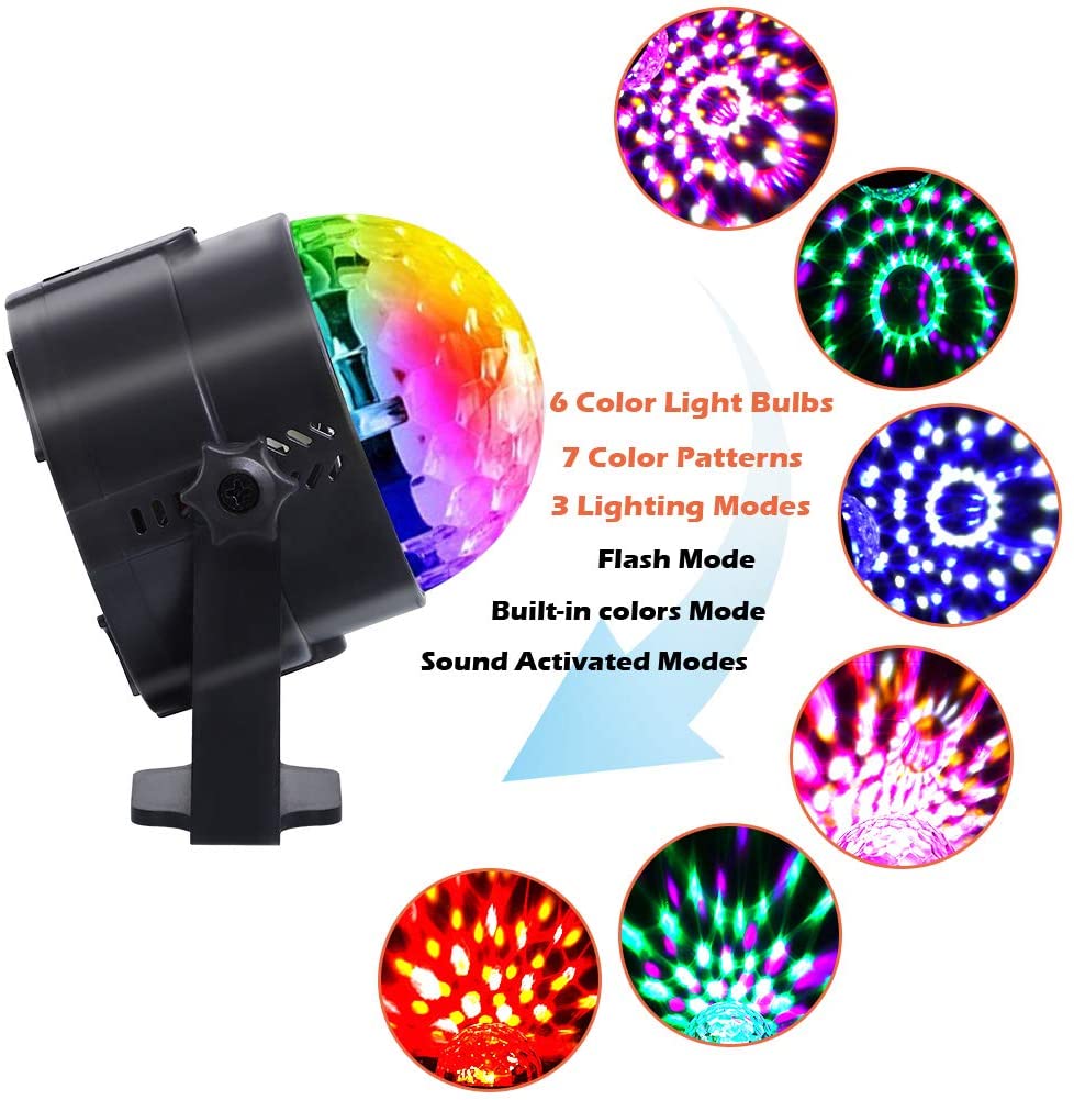 Party Light Disco Ball Party Light Magic Ball Led Stage Light - Image 4