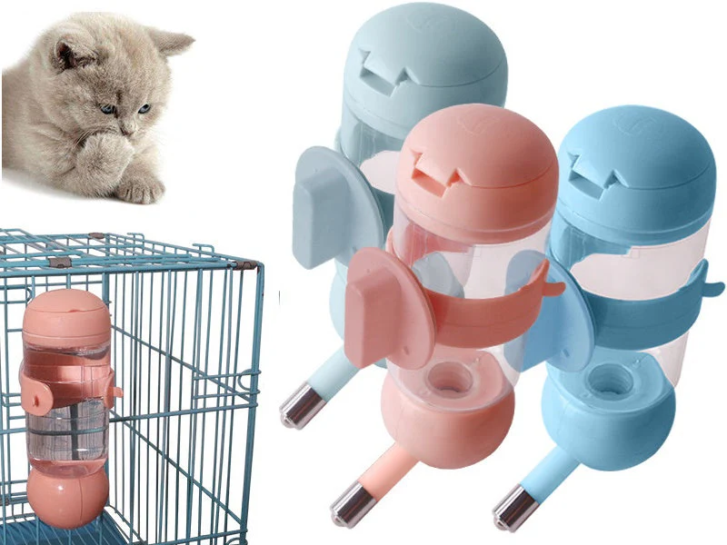 Pet Drinker Bottle Water Feeder 500ml - Image 2