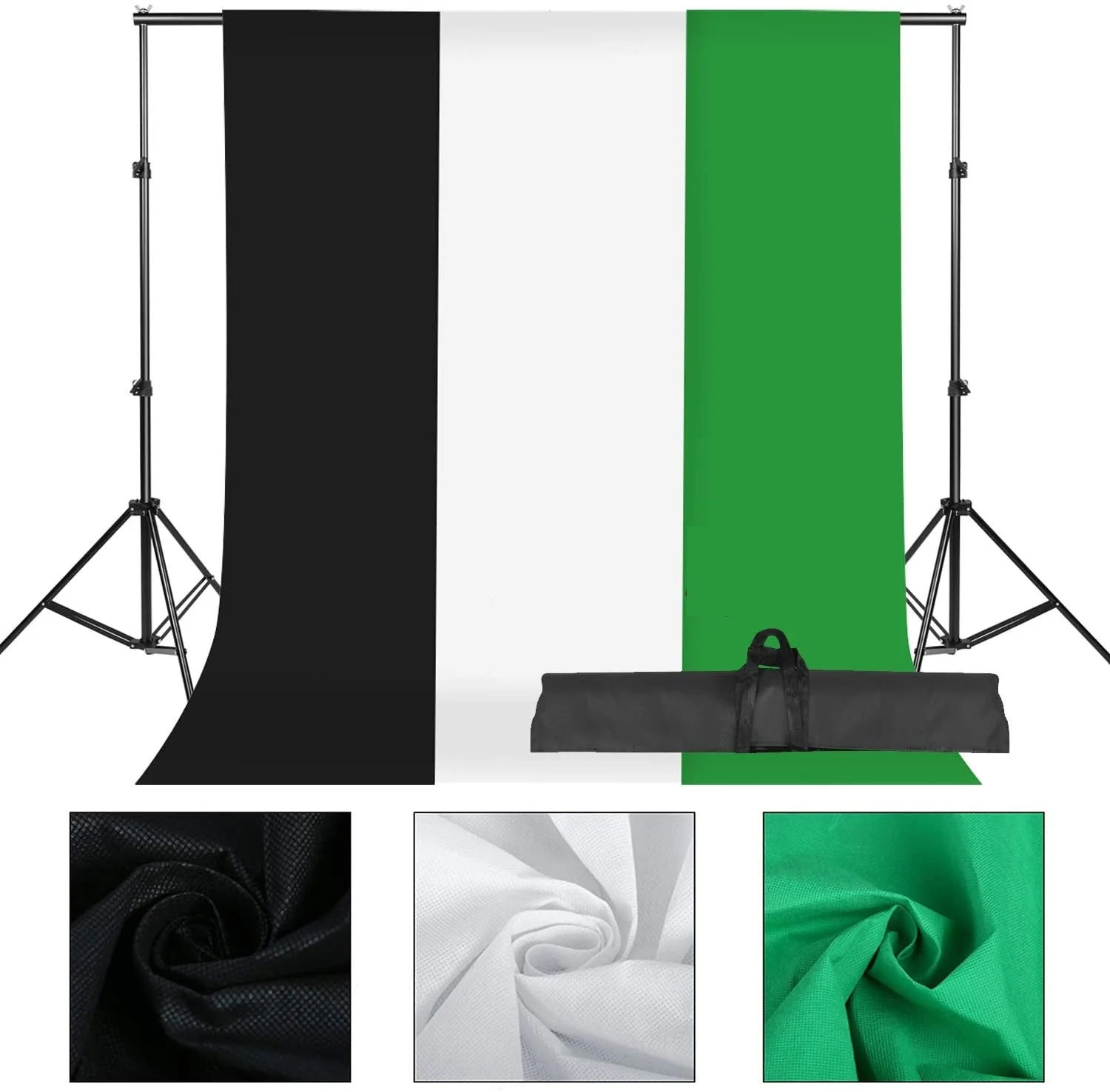 Photography Studio Set With 3 Backdrops - Image 4