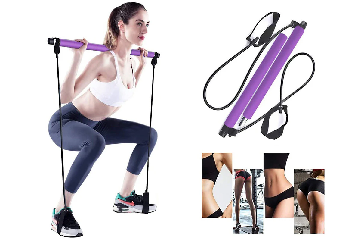 Pilates Bar Kit with Resistance Band - Image 2