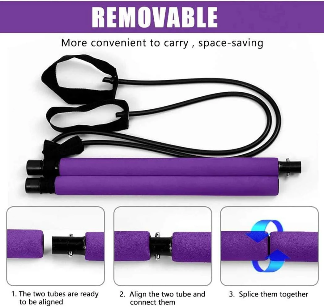 Pilates Bar Kit with Resistance Band - Image 7