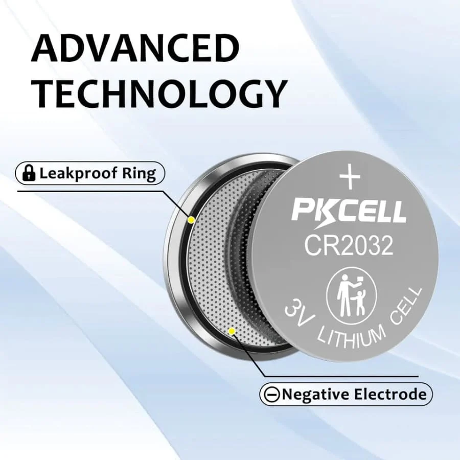PKCell CR2032 Watch Batteries (5 Pack) - Image 5