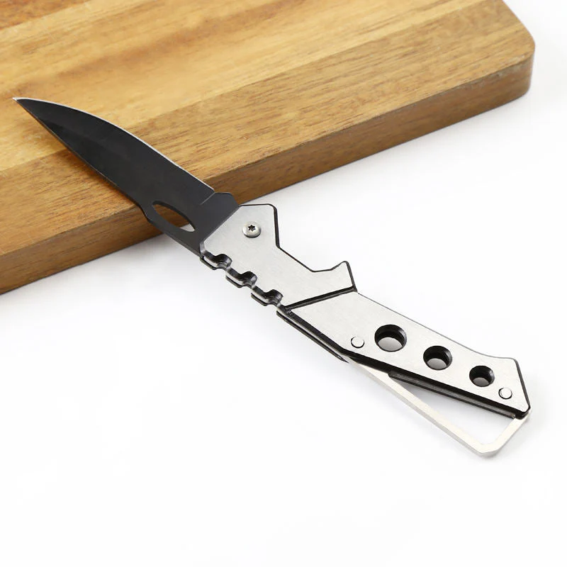 Pocket Knife with Stainless Steel  Silver Handle - Image 5