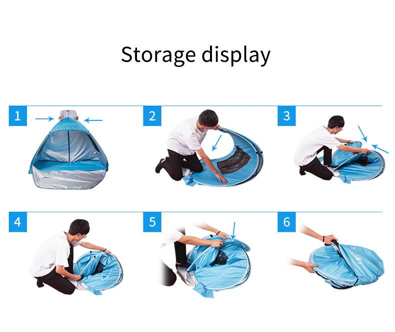 Pop-Up Beach Tent Sun Shelter – Easy Setup & Portable - Image 7
