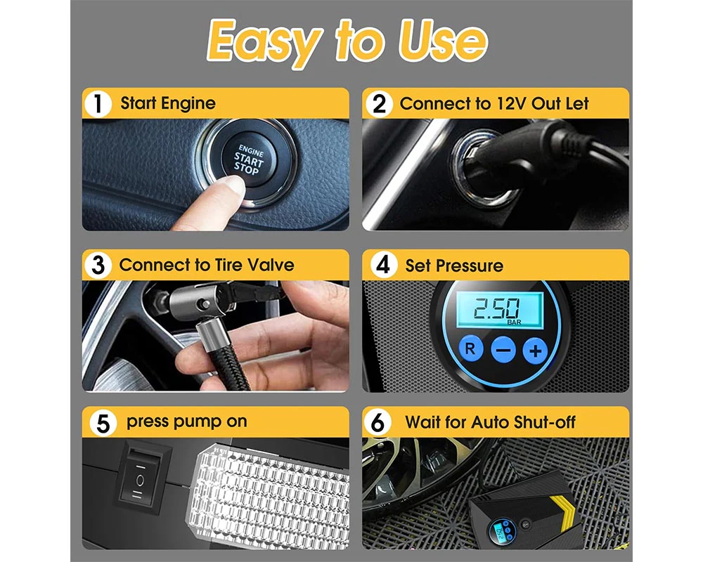 Portable Air Compressor Pump - Image 8