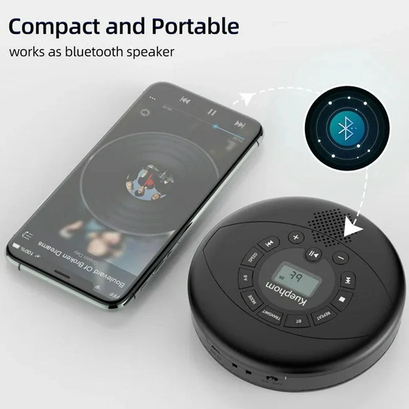 Portable CD Player with Bluetooth - Image 13