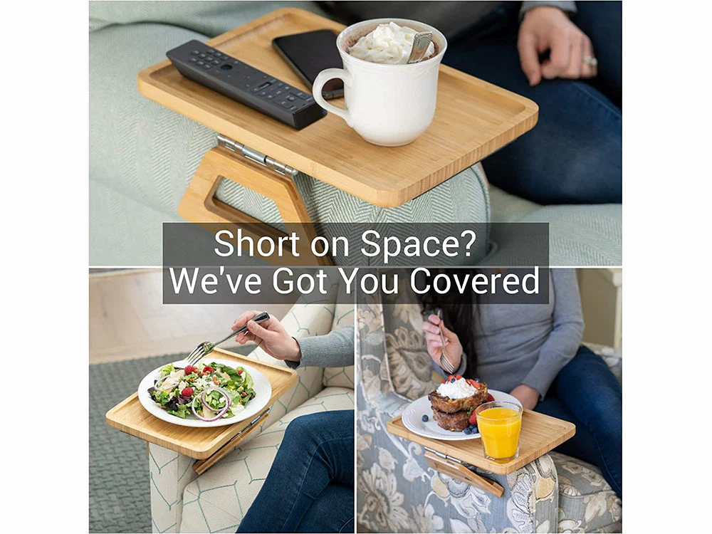 Portable Couch Arm Tray Table - Image 5