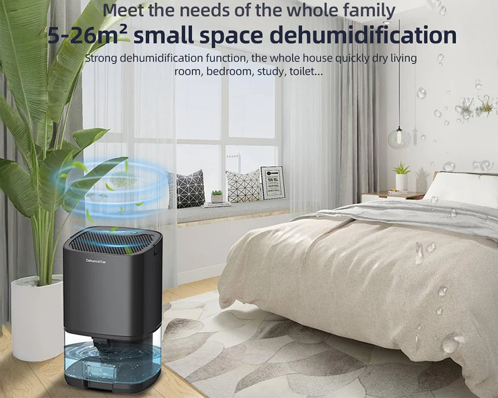 Portable Dehumidifier 1000ml - Image 4