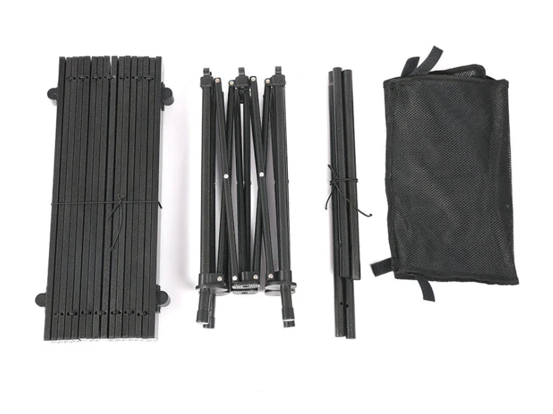 Portable Folding Table Tea Picnic Camping Barbecue Square Table 120X55X68 - Image 2