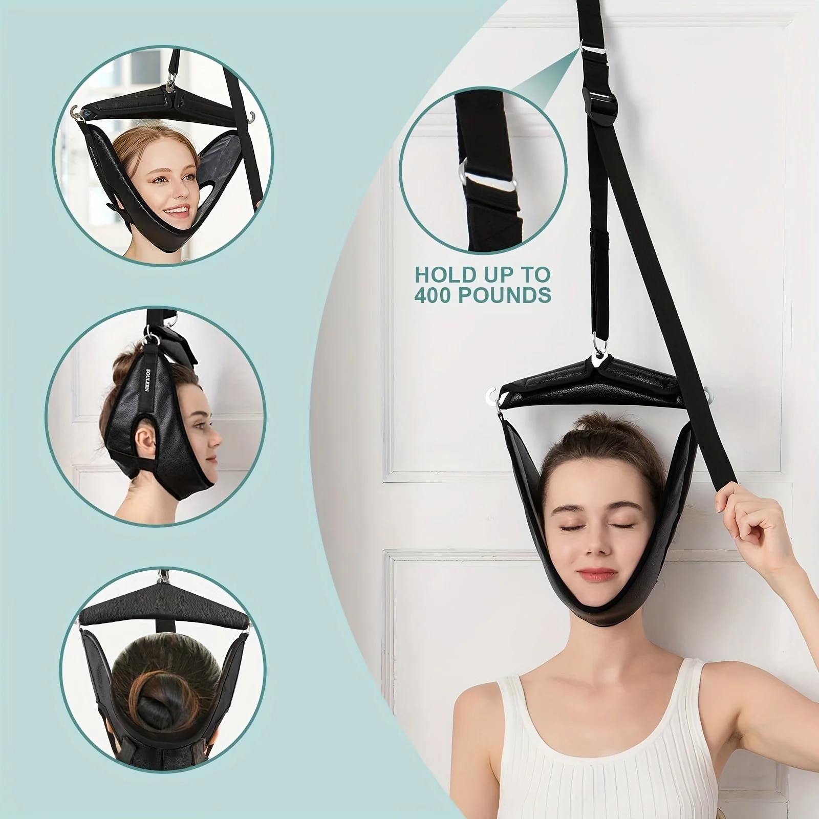 Portable Neck Stretcher Cervical Traction  Neck Hammock - Image 14