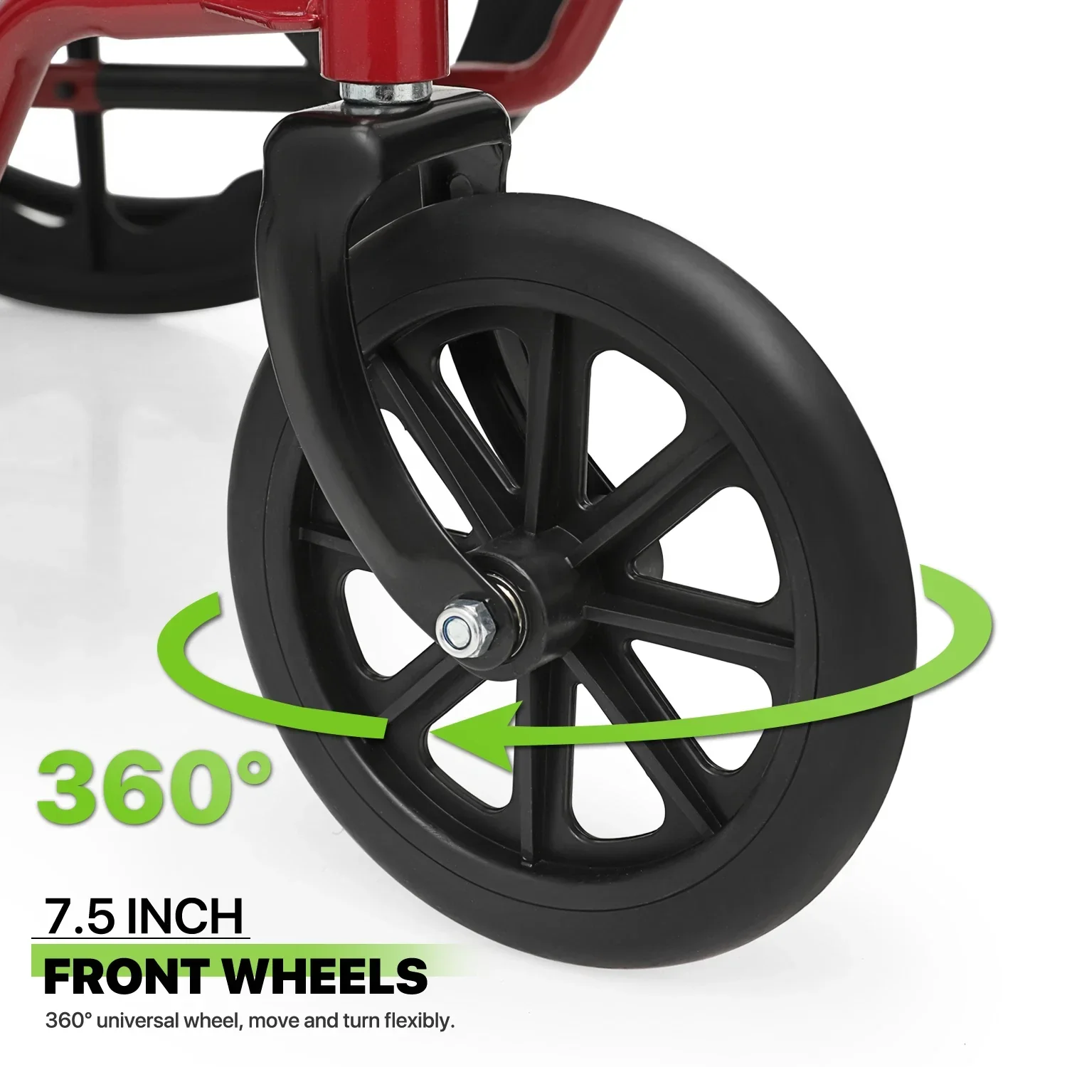 Portable Wheelchair Foldable Wheel Chair - Image 4