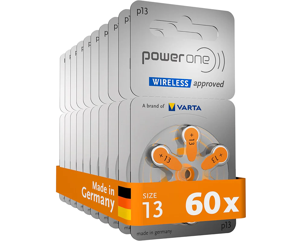 Power One P13 Hearing Aid Battery – 60 PCS - Image 5