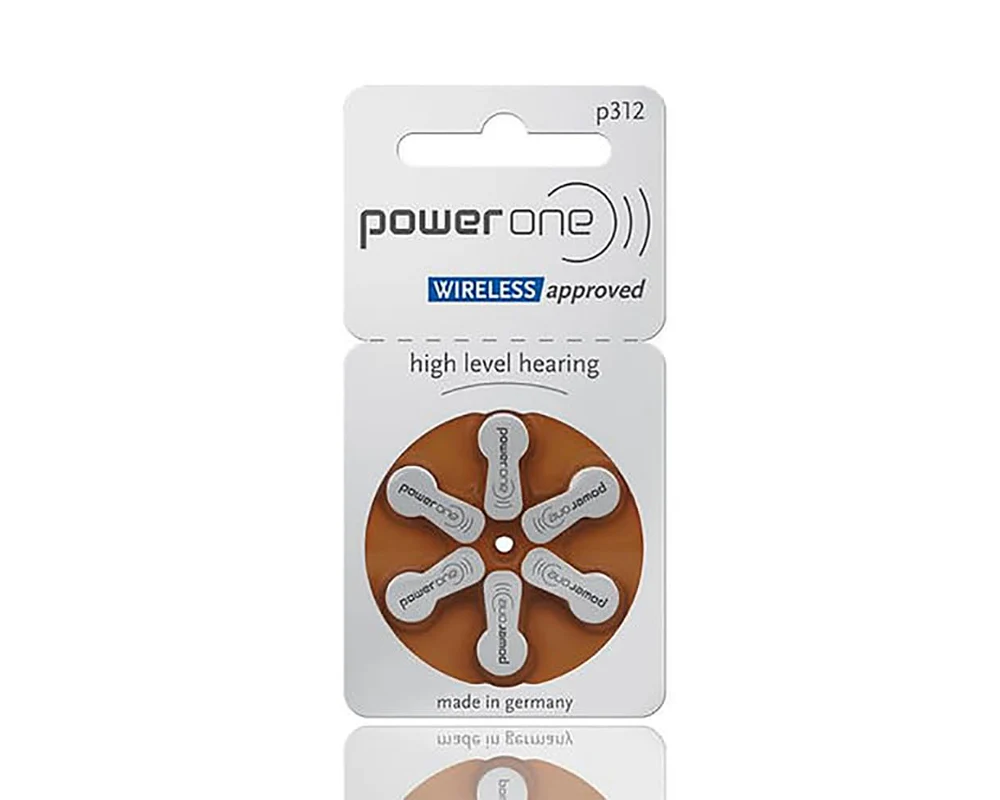 Power one P312 size 312 Hearing Aid Batteries 60 Pack - Image 3