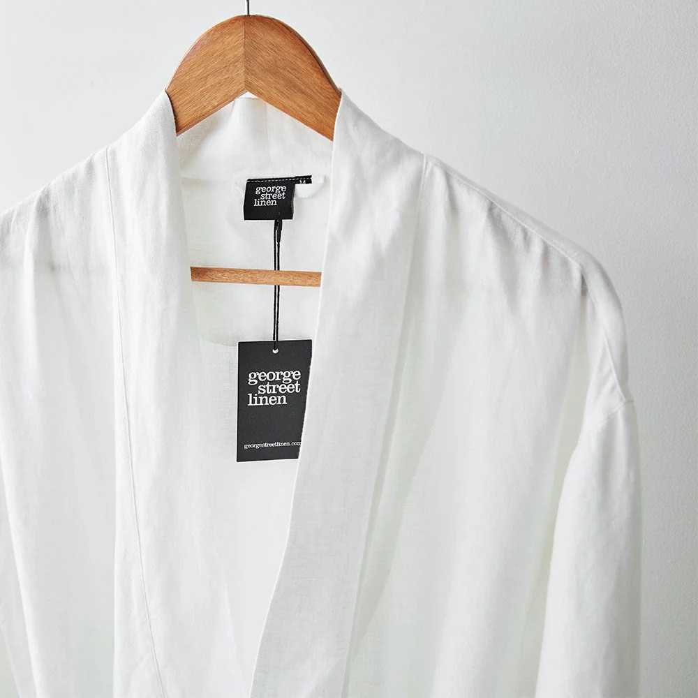 Pure Linen Bathrobe - Image 3
