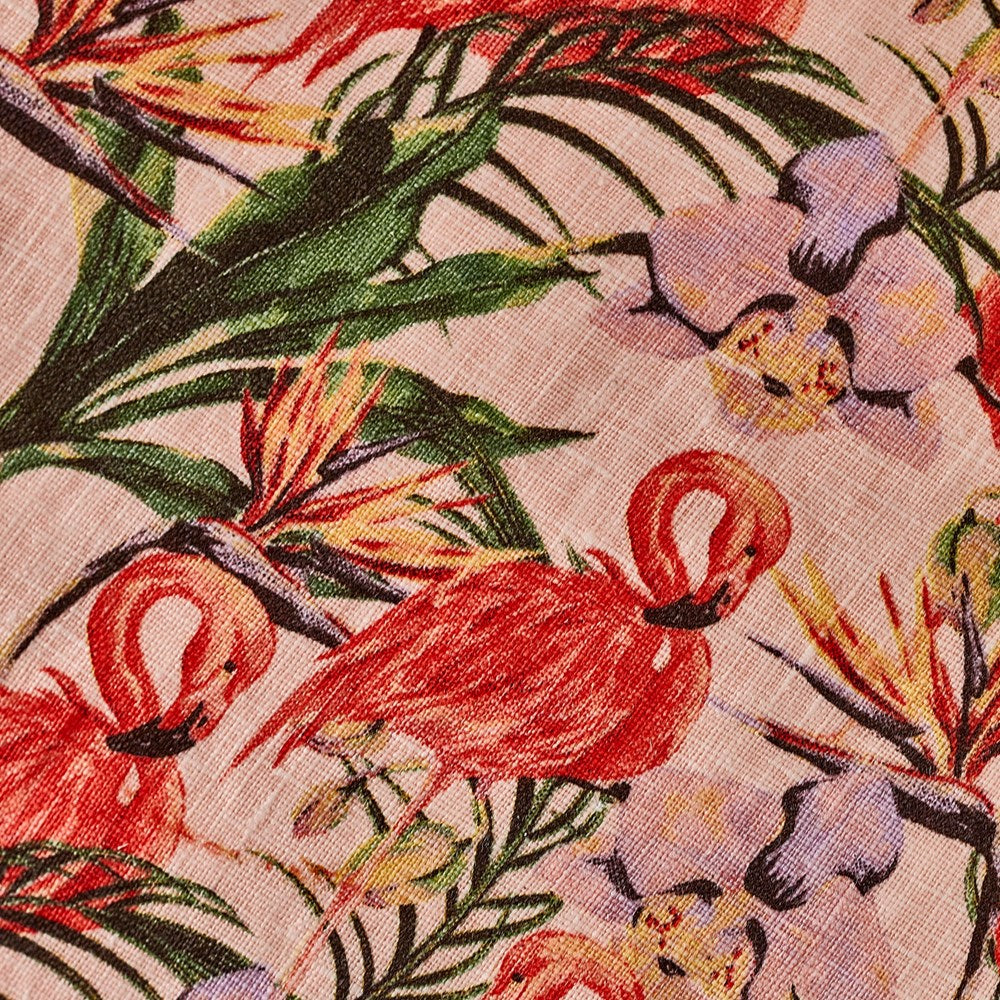 Pure Linen Printed Pillowcase - Image 2