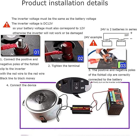 12V Pure Sine wave Car Inverter 2000W - Image 8