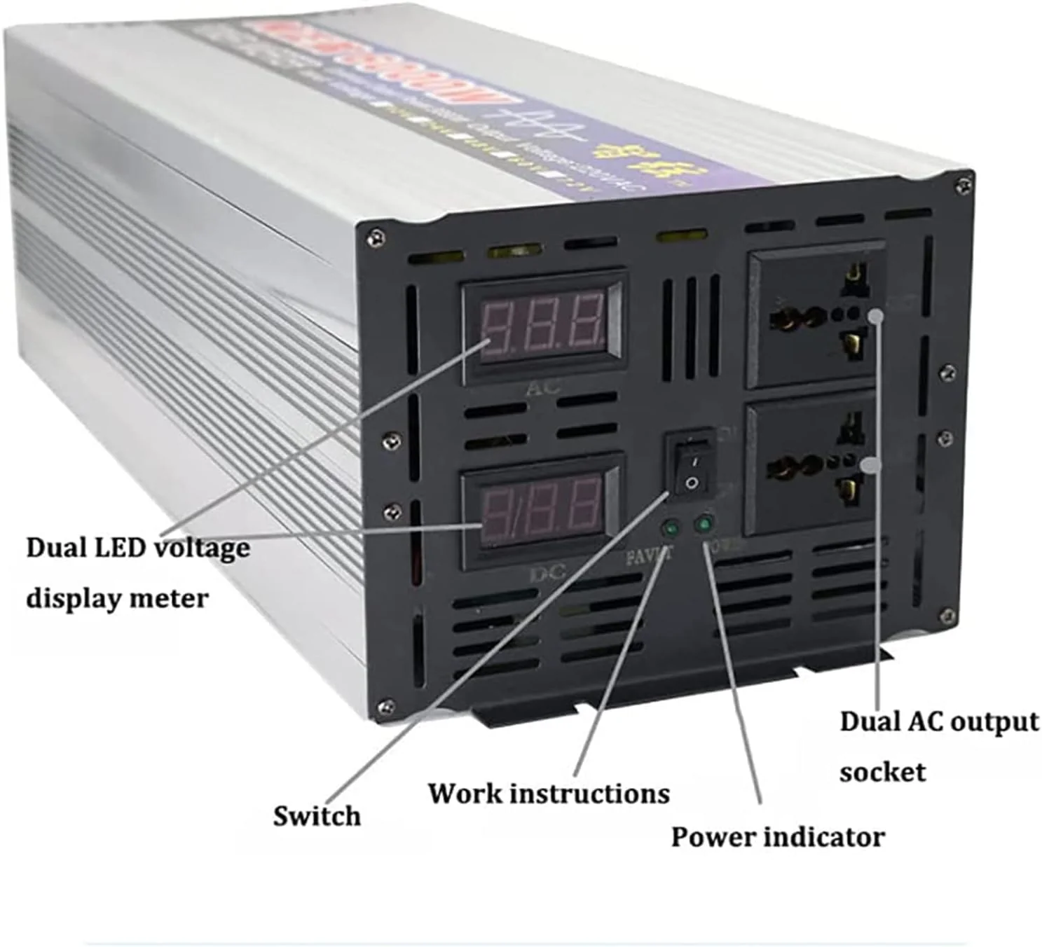 Pure Sine wave Inverter 6000W 12V - Image 14