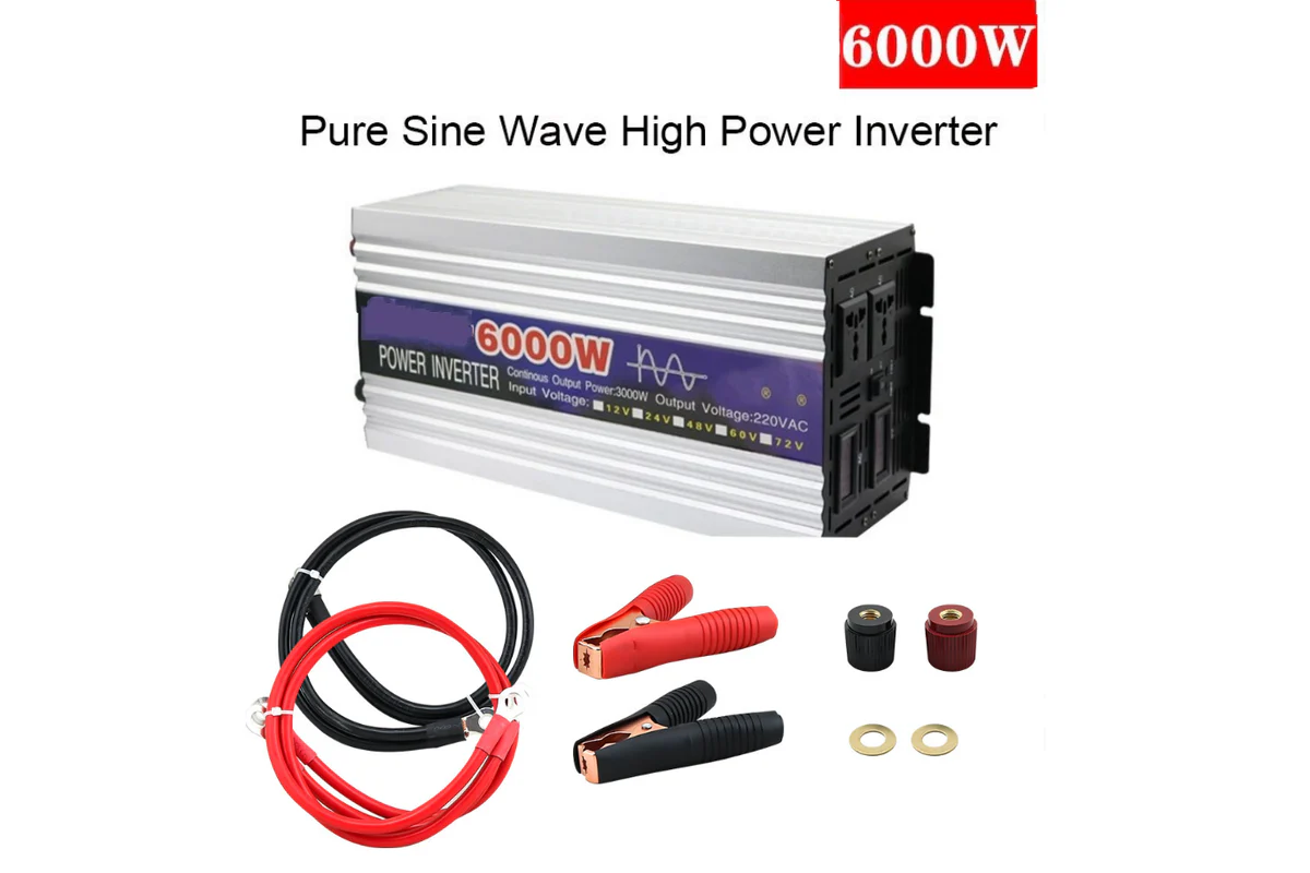Pure Sine wave Inverter 6000W 12V - Image 3