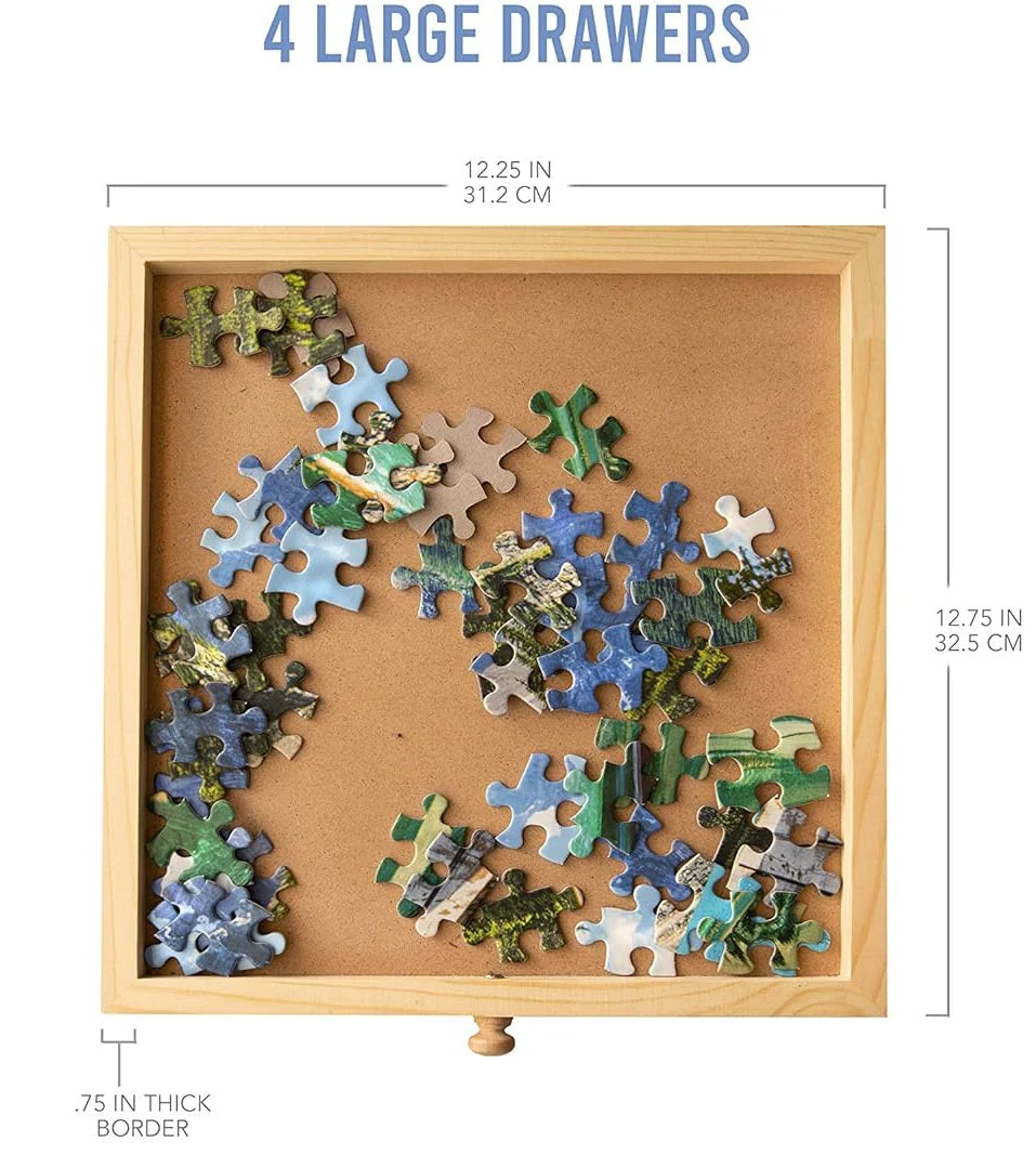 Puzzle Table Craft Board Game Table Jigsaw Game Table - Image 11