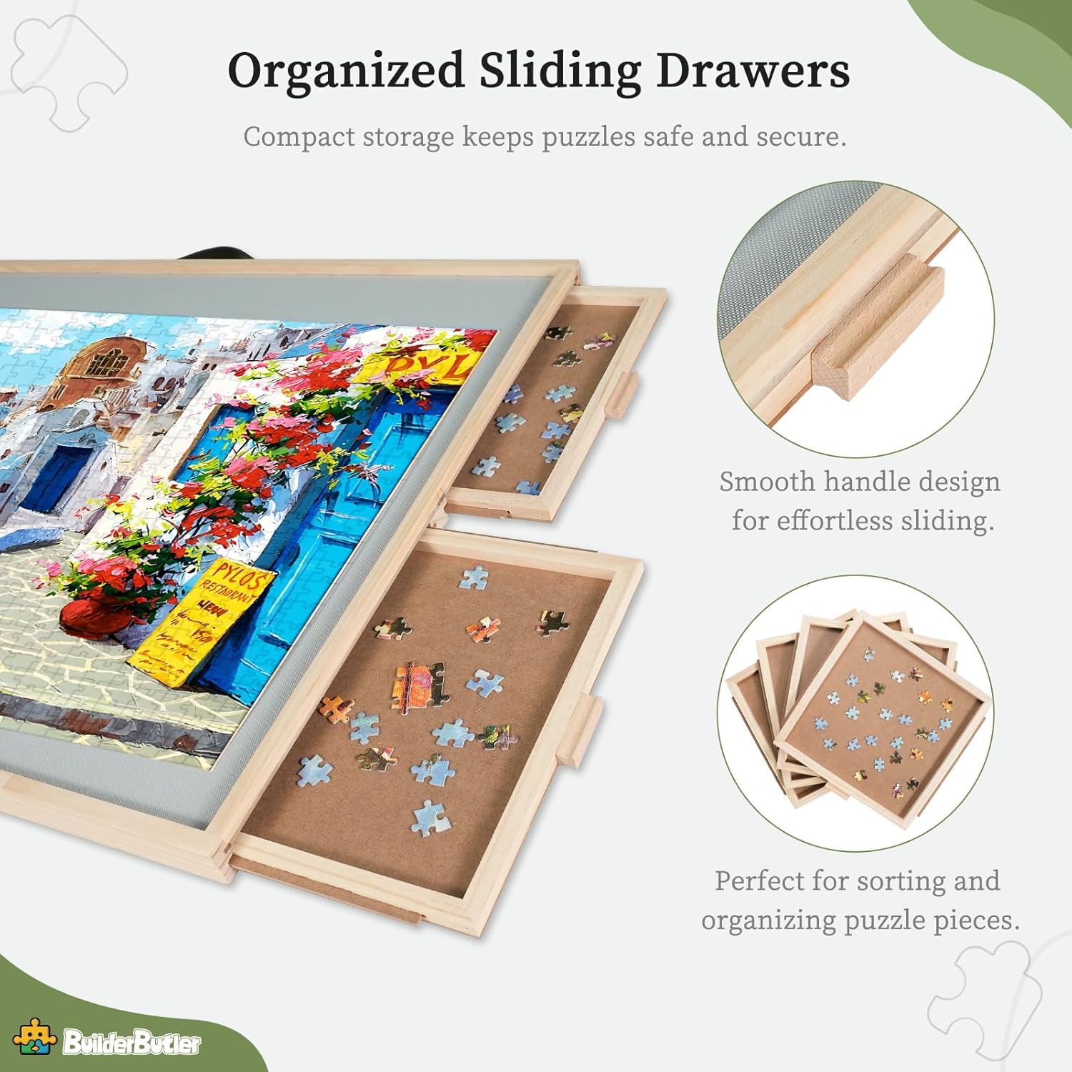 Puzzle Table Craft Board Game Table Jigsaw Game Table - Image 8