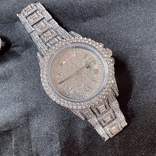 Quartz Womens Watch White Diamond - Image 2