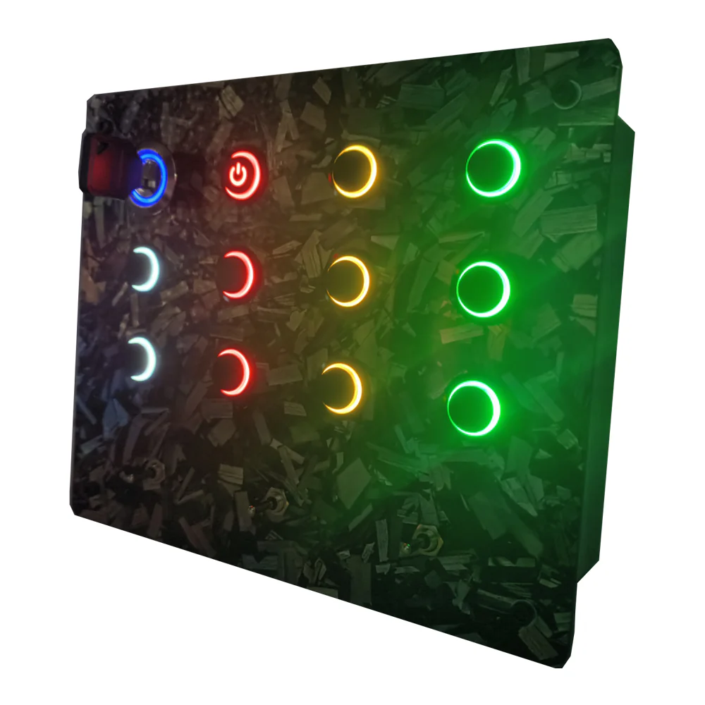 RaceCraftsNZ RCV1A Sim Racing Button Box โ Forged Carbon Edition ๐๏ธ๐ - Image 6