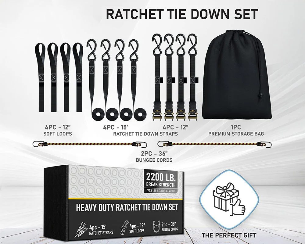 Ratchet Tie Down Straps - Image 6