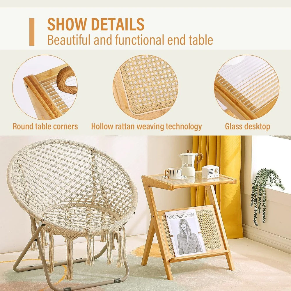 Rattan Side Table - Image 4