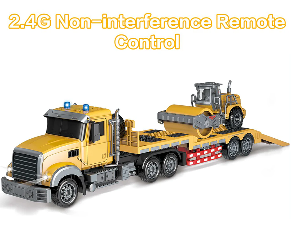 RC Truck with Trailer – Remote Control RC Truck Construction Toy - Image 6