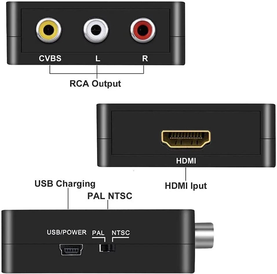 RCA AV to HDMI 1080P Mini Video Audio Converter - Image 6