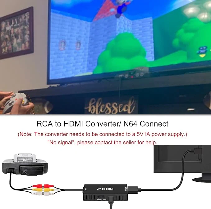 RCA to HDMI Adapter AV to HDMI Adapter - Image 8