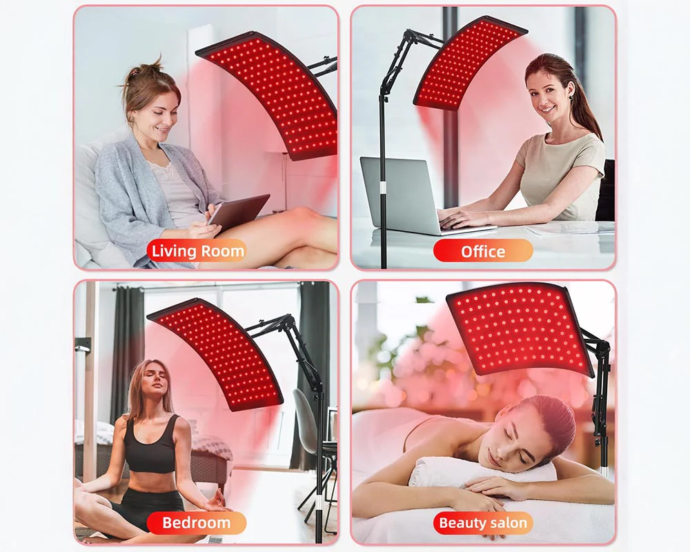 Red Light Therapy Lamp with Stand - Image 6