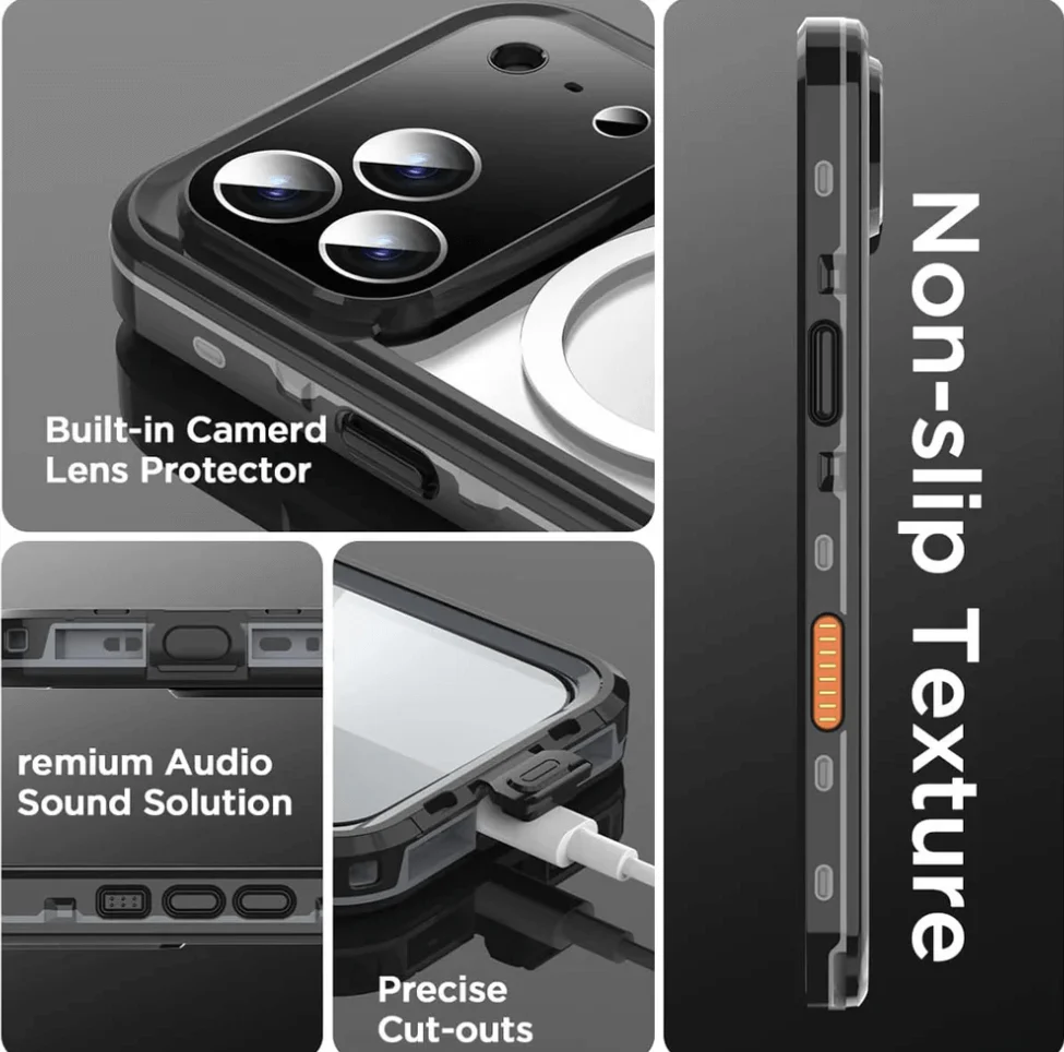 Redpepper MagSafe Waterproof Case for iPhone 17 Pro | Full Protection - Image 2