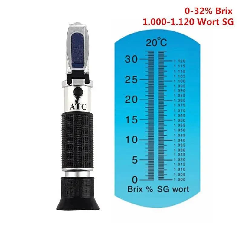 Refractometer - Sugar (Dual Scale: Brix 0-32% & 1.000-1.120 Specific Gravity) - Image 3